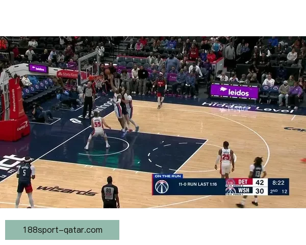 杜伦豪取24分11板助活塞轻取奇才送14连败坎宁安因伤缺阵